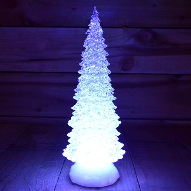 30cm Battery Operated Water Spinner Tree With Timer And Colour Changing LED's