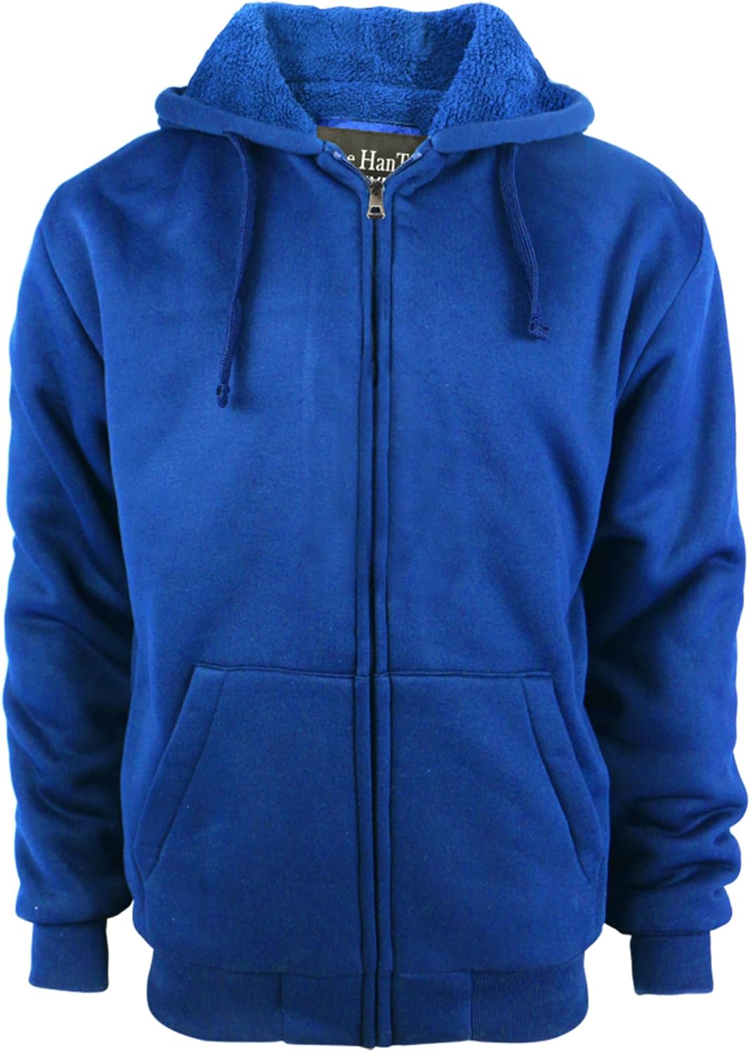 Gary Com Men's Sherpa Lined Hoodie - Winter Warm Full Zip Sweatshirt with Thick Fleece for Work, Outdoor & Casual Wear