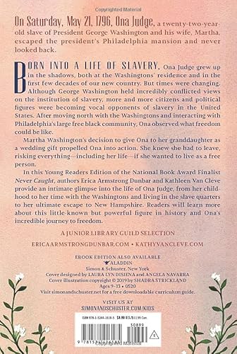 Never Caught, the Story of Ona Judge: George and Martha Washington's Courageous Slave Who Dared to
