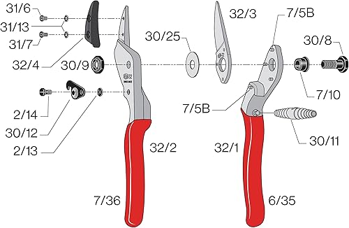 Vista 20 de Felco F-2 tijeras de podar manuales, clásicas.