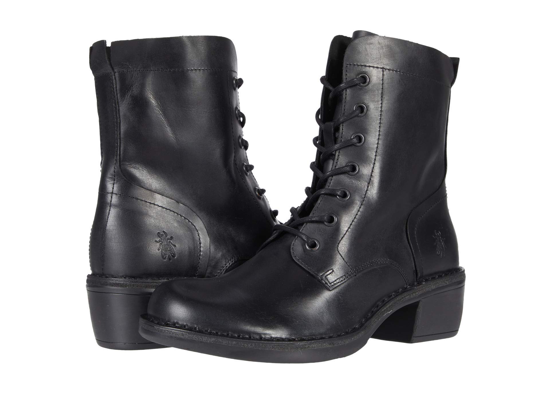 Fly London Women's Milu044fly Combat Boot, Black, 4 UK