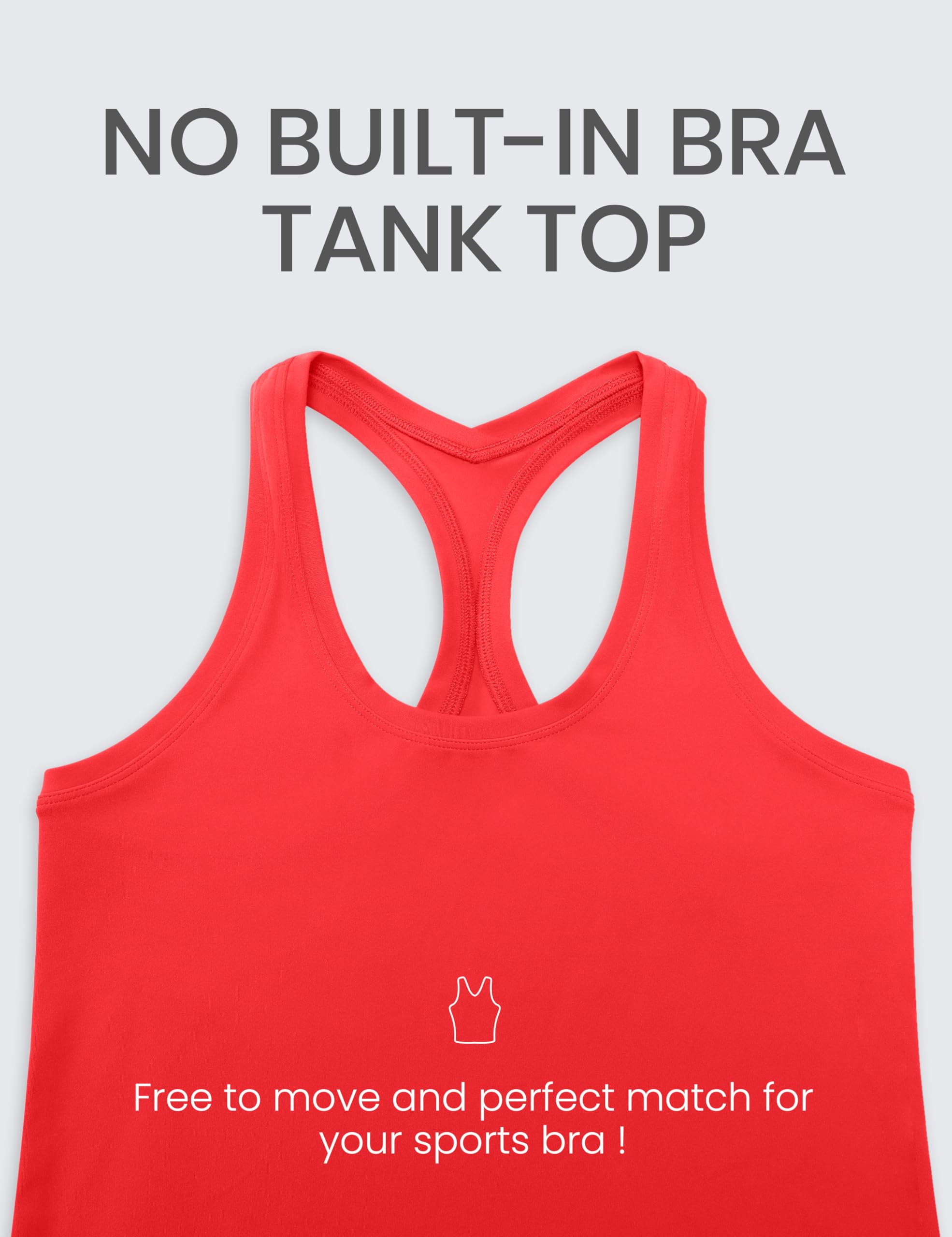 CRZ YOGA Mujer Butterluxe Racerback Camiseta Sin Mangas Entrenamiento Yoga Deportivo Ceñido Cómodo Tank Top