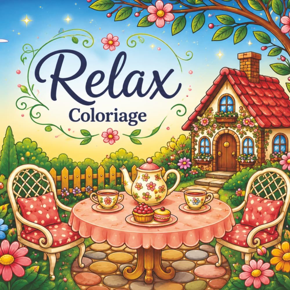 Relax: Coloriage pour adultes, seniors et adolescents, 40 illustrations, anti-stress relaxant et apaisant: (Cosy Coloriage)