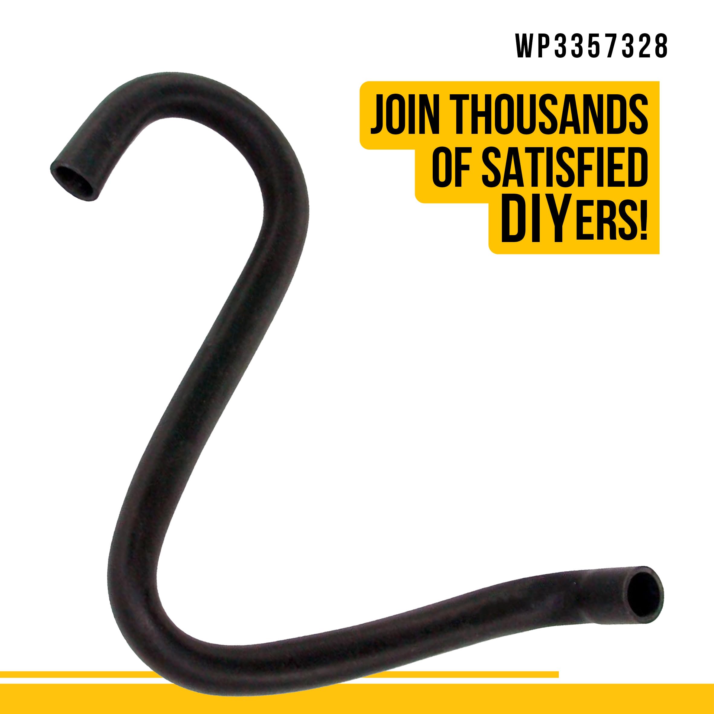 Amazon.com: WP3357328 3357328 Water Inlet Hose - Compatible  