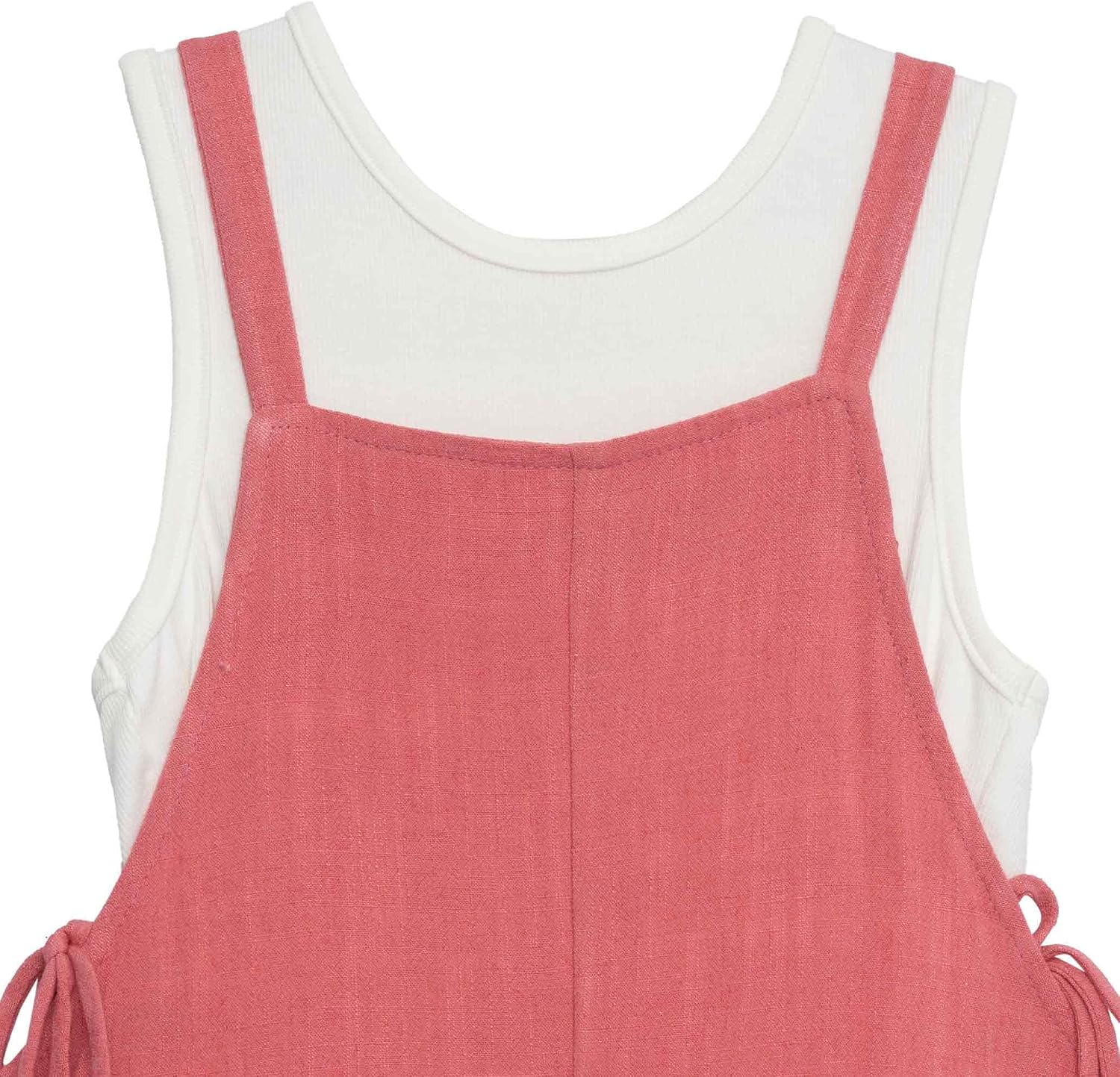 Speechless Girls' Sleeveless Romper and Sleeveless Tee Set