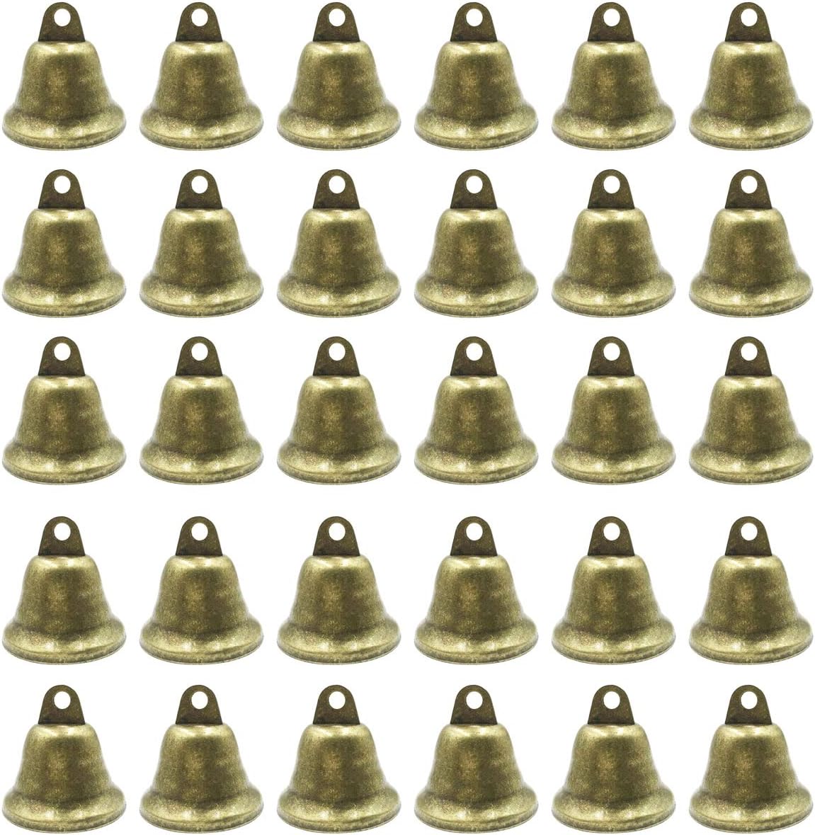 LOUHUA 30 Pieces Vintage Bronze Jingle Bells for Dog Doorbell & Potty Training, Housebreaking, Making wind chimes, Christmas bell (38mm/1.5inch) : Arts, Crafts & Sewing