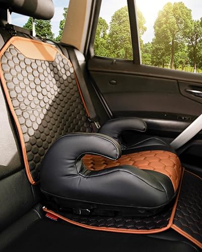 Owleys Backless Booster Car Seat with Latch Connectors, Kids Booster