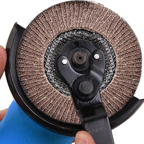 Miniatura 7 de Paquete de 5 llaves de amoladora angular ajustables y amoladora de brida de brida universal ajustable para amoladora angular de tuerca y llave de