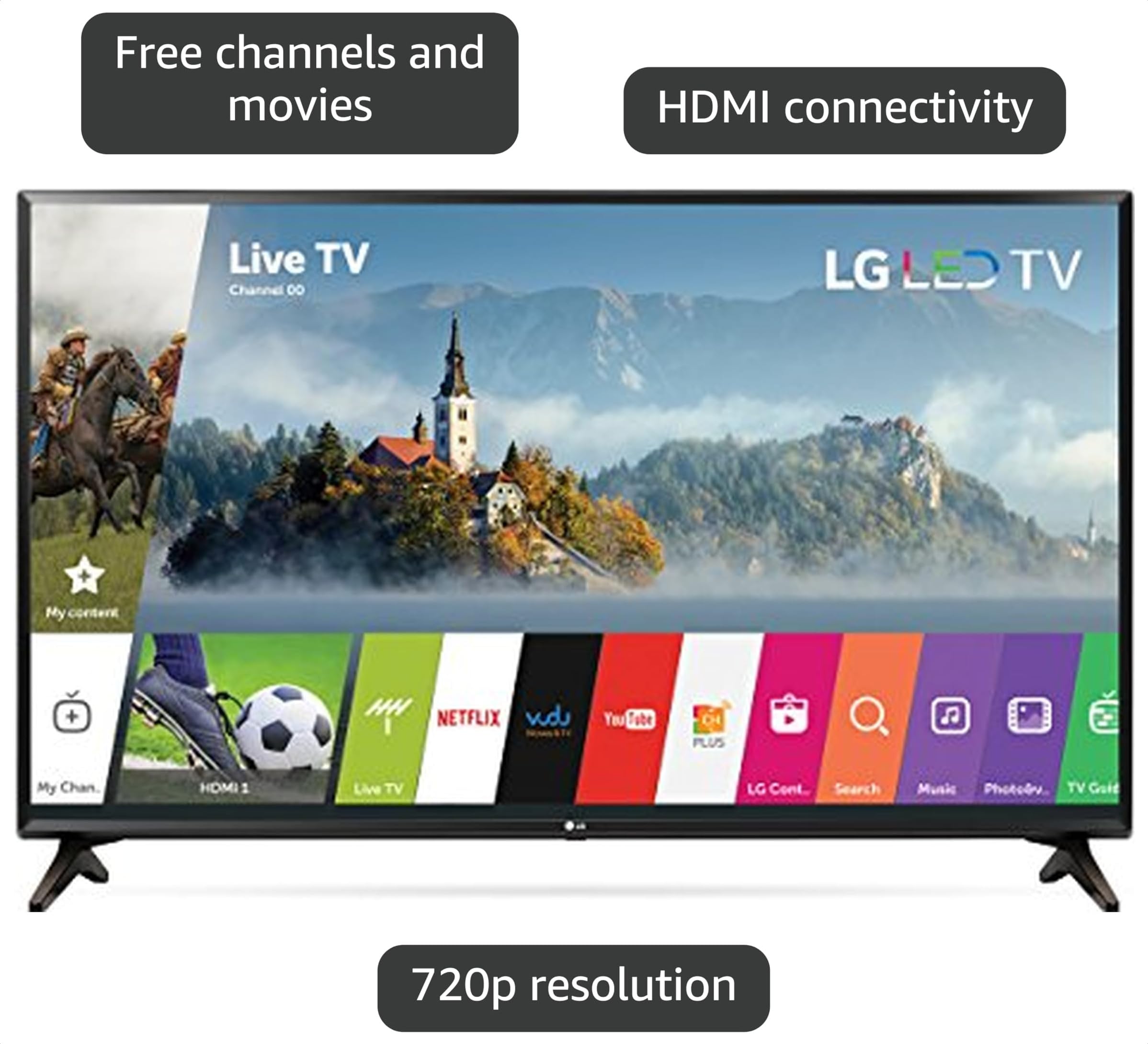 Amazon.com: LG Electronics 32LJ500B 32-Inch 720p LED TV (2017