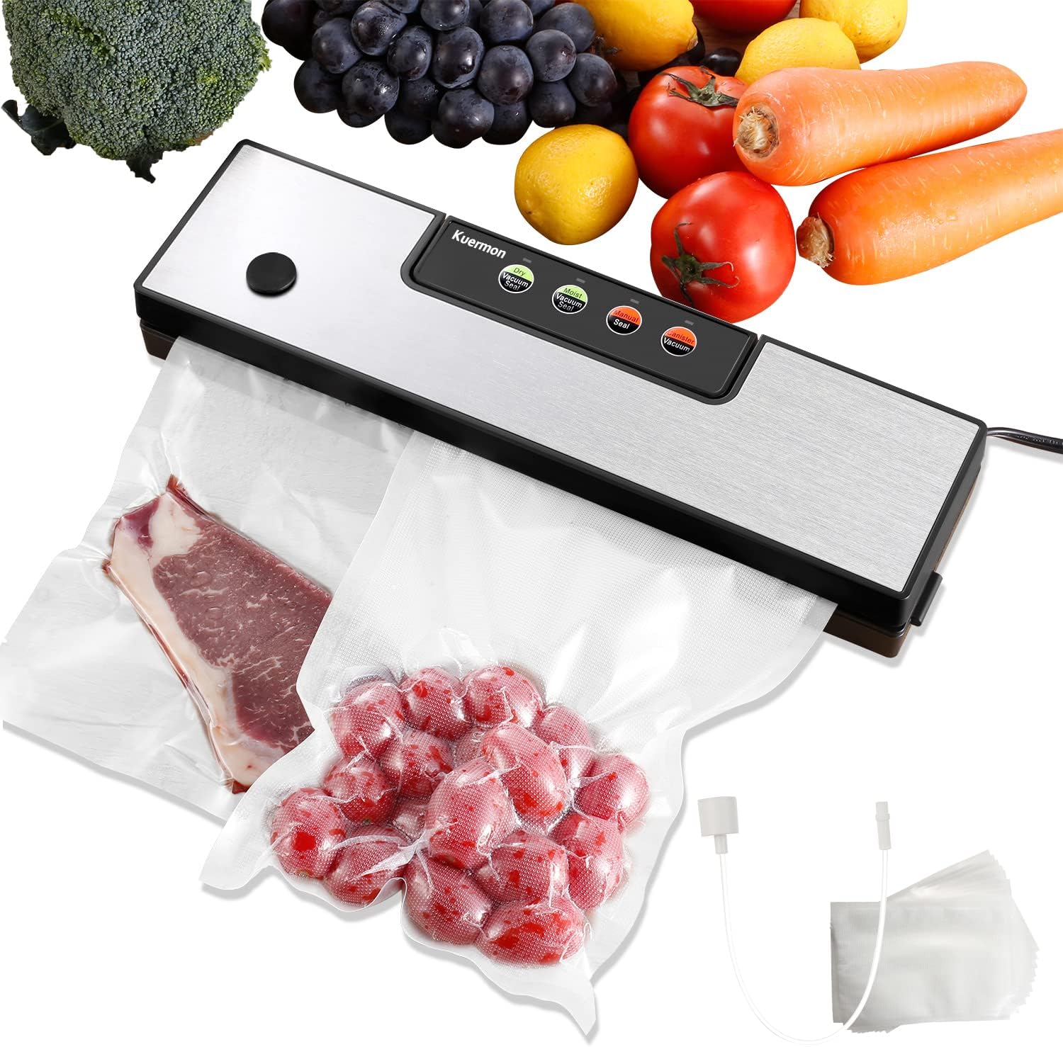 Vacuum Sealer, Kuermon Automatic Vacuum Machine with 4 Seal