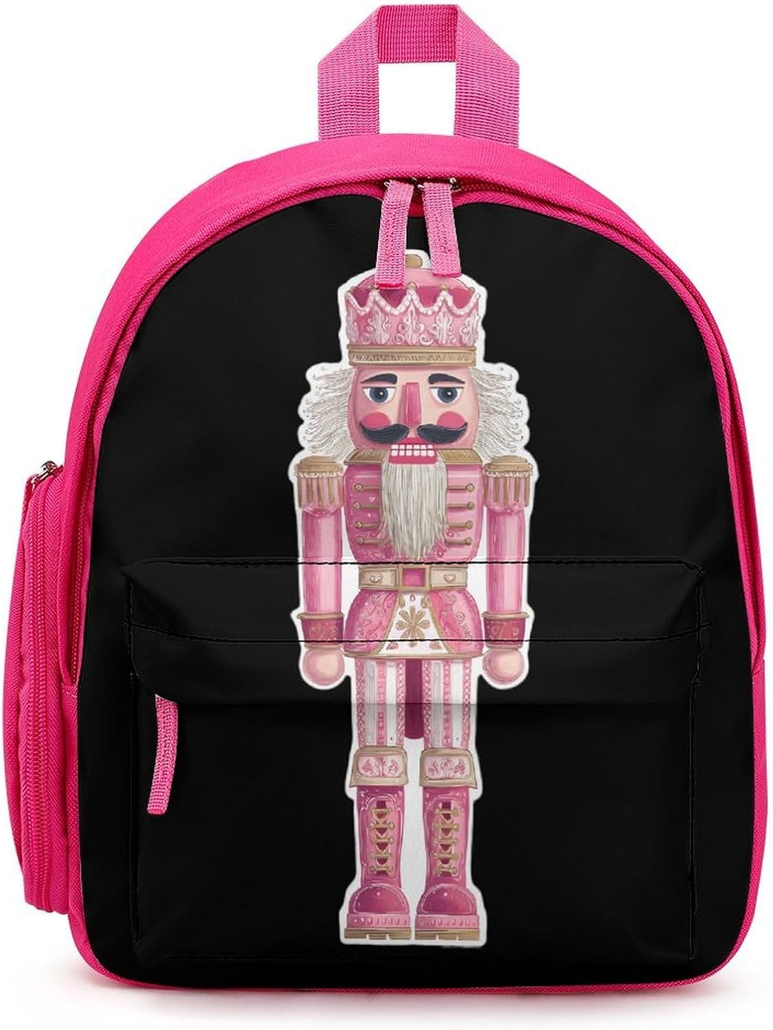 Nutcracker Pinkcolor Mini Travel Laptop Backpack Lightweight Hiking Business Shoulder Bag Gift for Men Women
