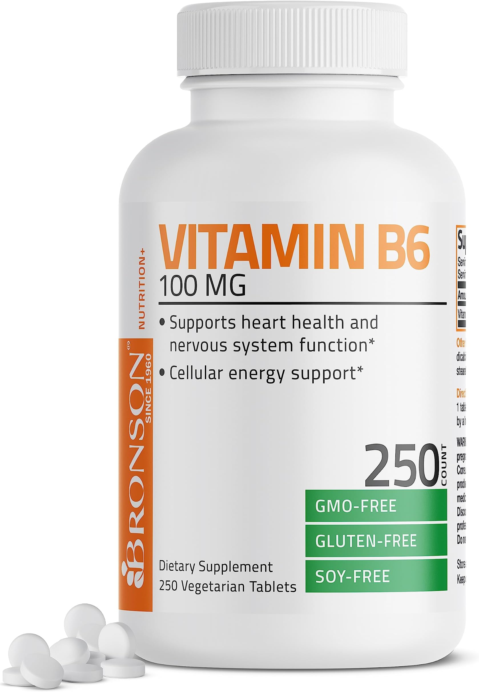 Vitamin B6 100 mg Premium Vitamin B6 Supplement Promotes
