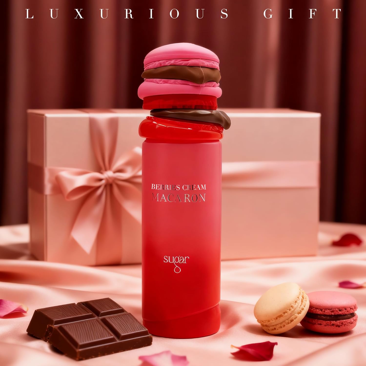 Original Cologne Berries Cream Gourmand Eau de Parfum for Women - Jasmine,Amber,Woody Scented Long-Lasting Fragrance, 100ml | Premium Perfumes for Women - Image 4