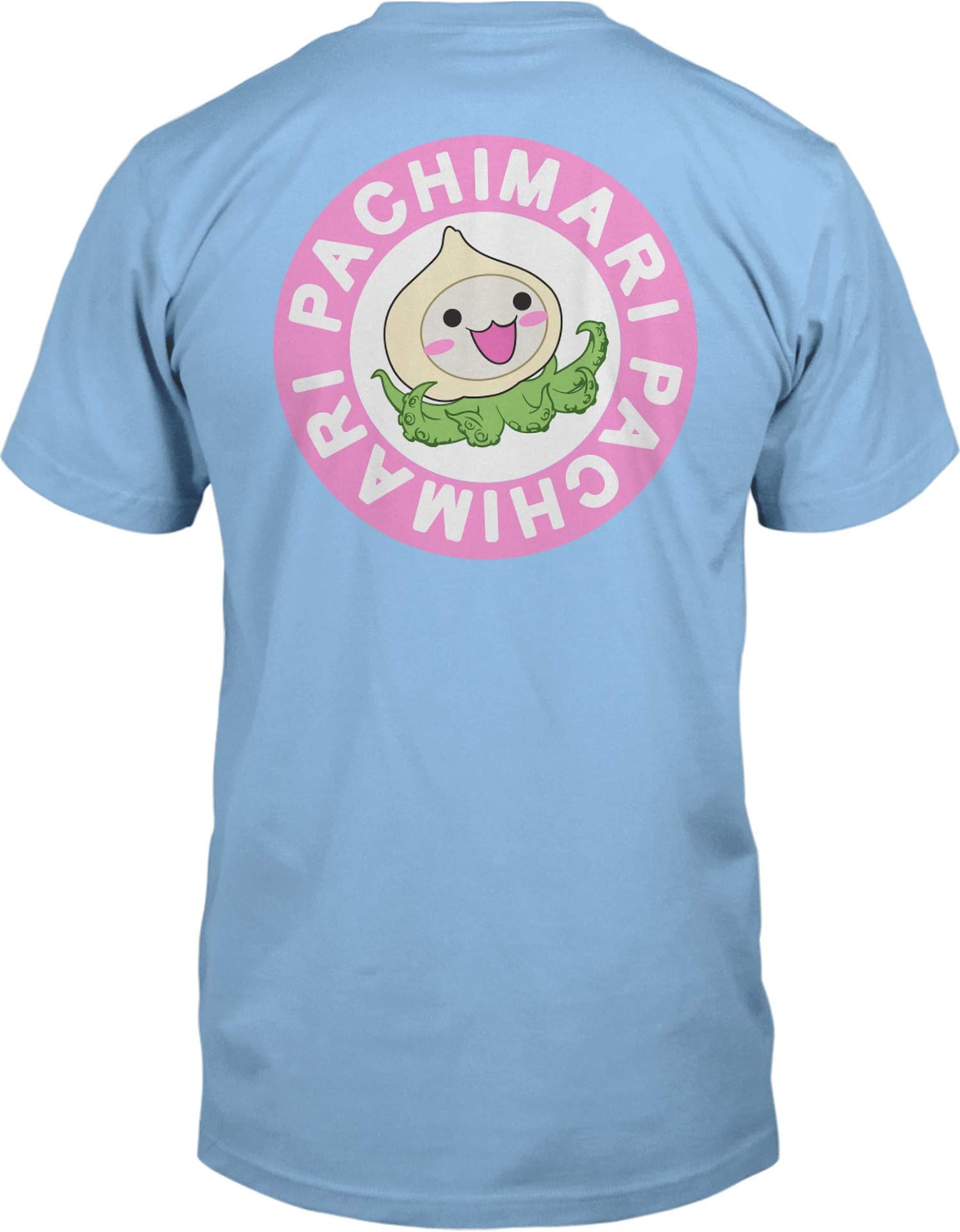 JINX Overwatch Pachimari Men's Gamer Graphic Pocket T-Shirt, Light Blue, X-Large
