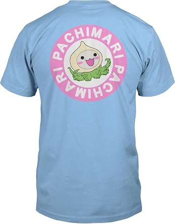 JINX Overwatch Pachimari Mens Gamer Graphic Pocket T-Shirt, Light Blue, Large