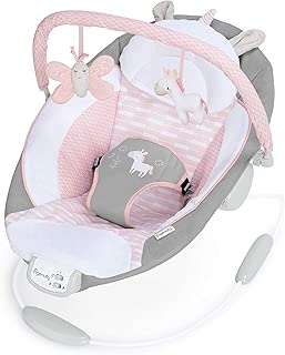 Ingenuity Cradling Bouncer - Flora - Ultra-Plush Bouncy Seat - coolthings.us