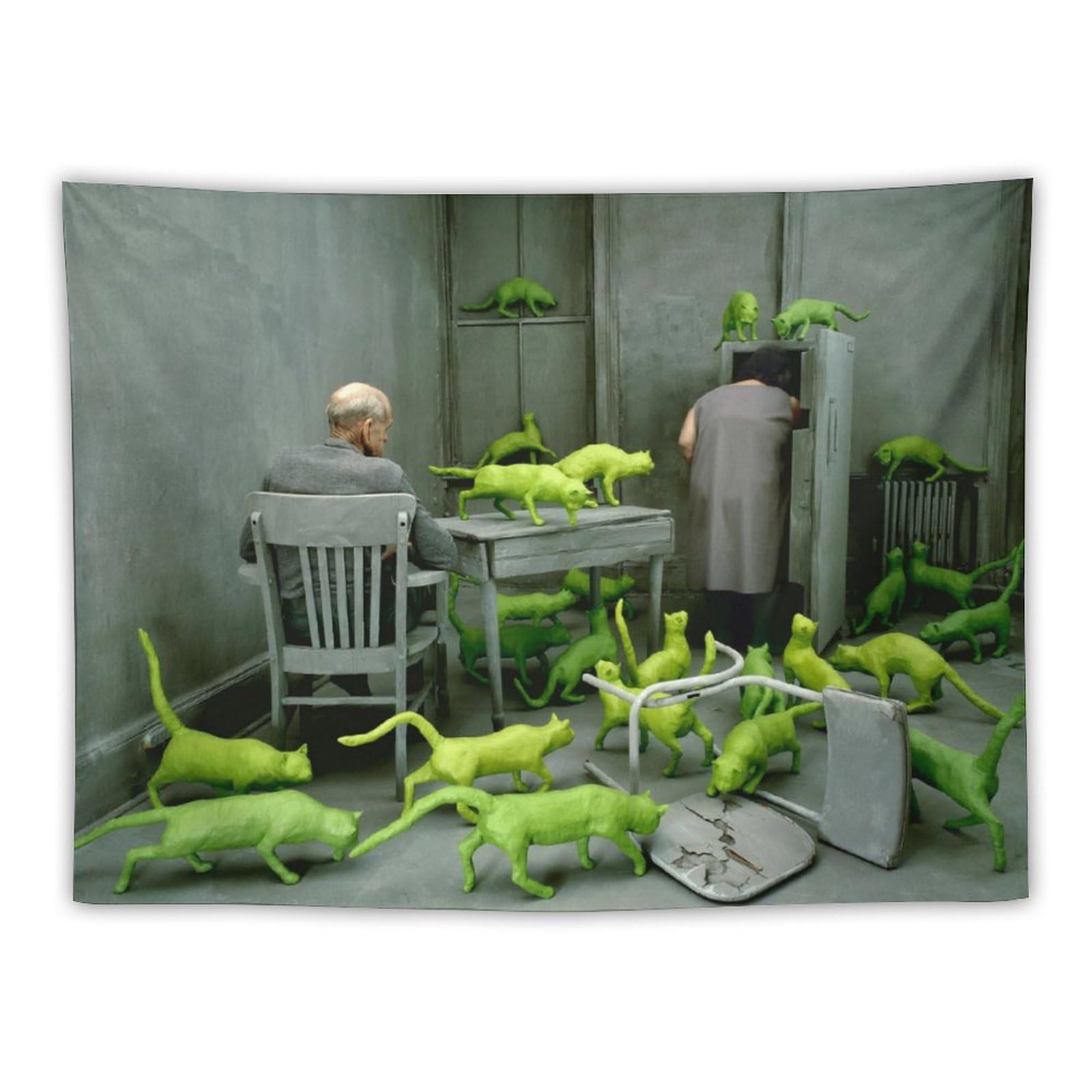 Amazon.com: Radioactive Cats by Sandy Skoglund Painting Art Poster 