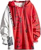 Hoodie Men's Techwear Hoodie Pullover Hip Hop Streetwear Patchwork Sweatshirt Unisex