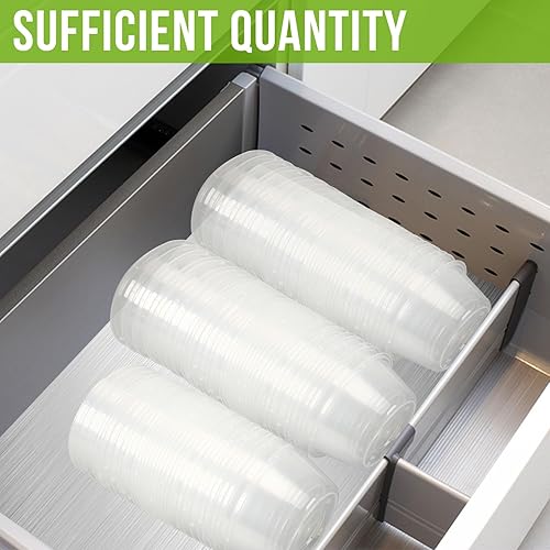 Miniatura 7 de Augshy Contenedores pequeños de plástico con tapas, paquete de 40 recipientes de limo con tapas, contenedores para almacenamiento de bolas de espuma