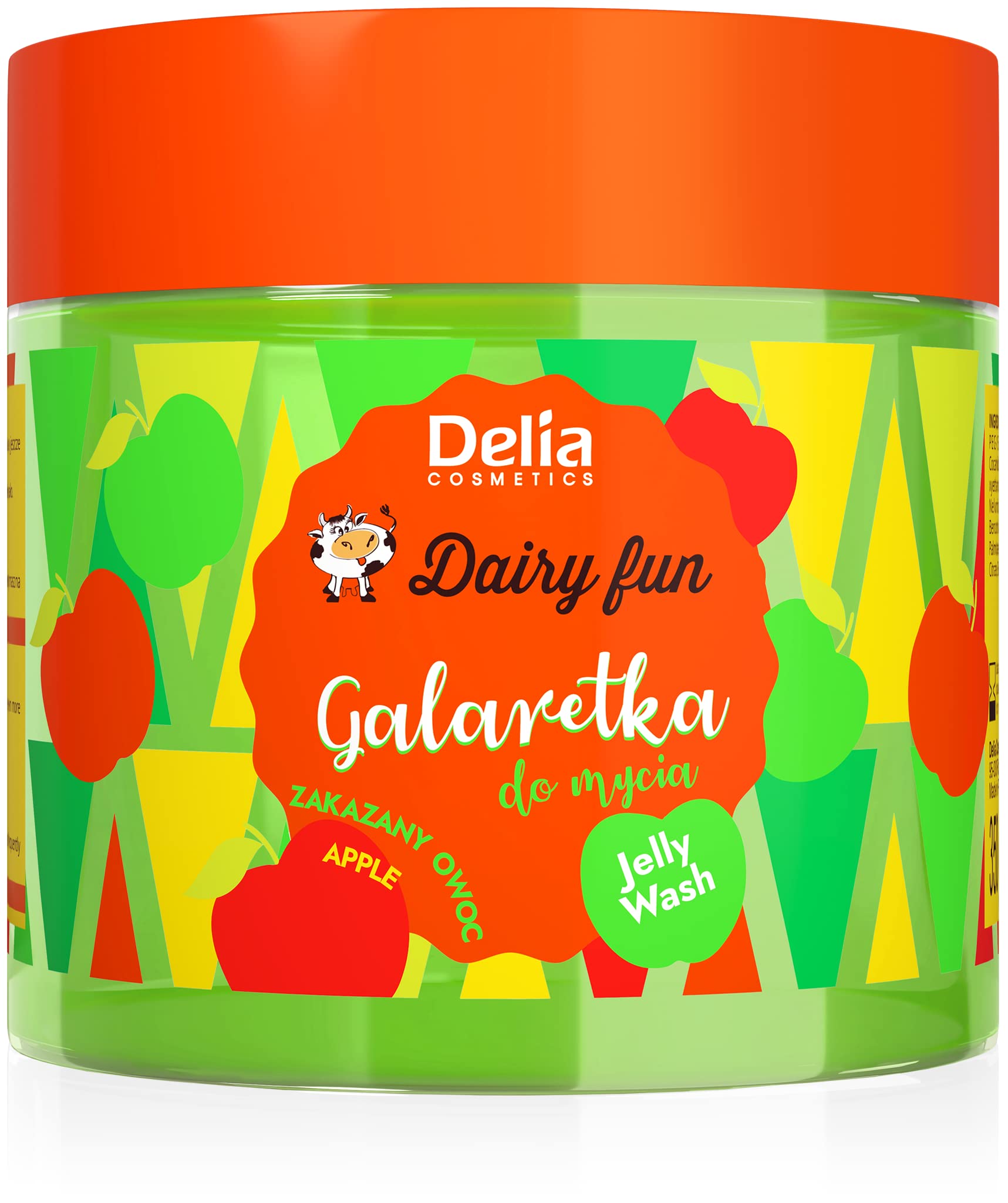 Delia Cosmetics, Dairy Fun, Apple Jelly for Body Wash, Cleans and Refreshes, Scented and Smooth Skin