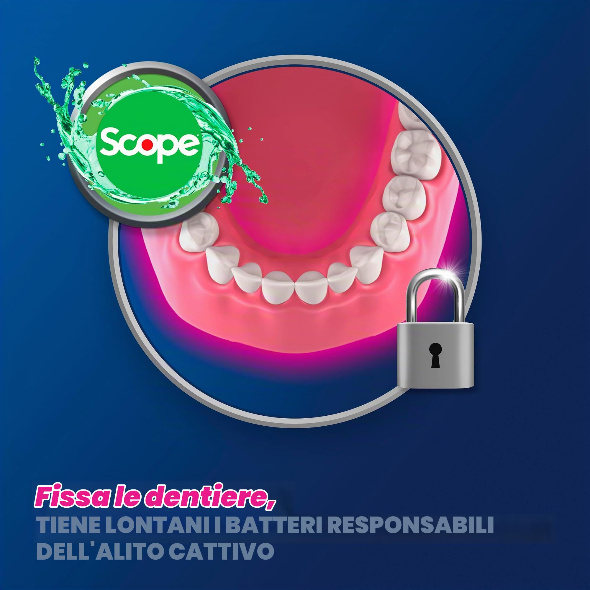 Fixodent Controllo protesi adesiva Cream Plus Scope Flavor 2 oz (confezione da 4)