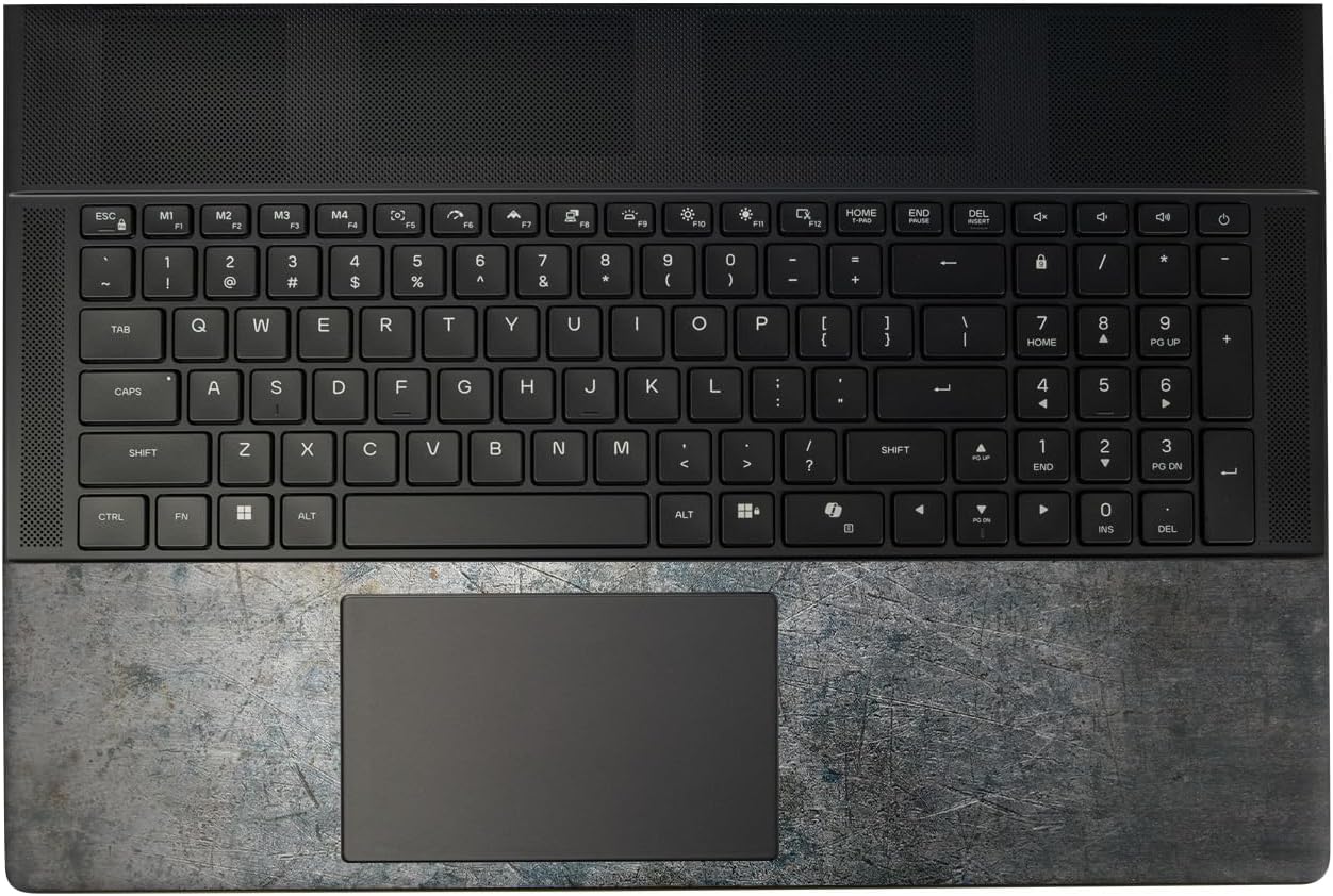 Laptop Skin Compatible with Alienware 18 Area-51 (2025) - Shadow Concrete - Premium 3M Vinyl Protective Wrap Decal Cover - Easy to Apply | Crafted in The USA by MightySkins