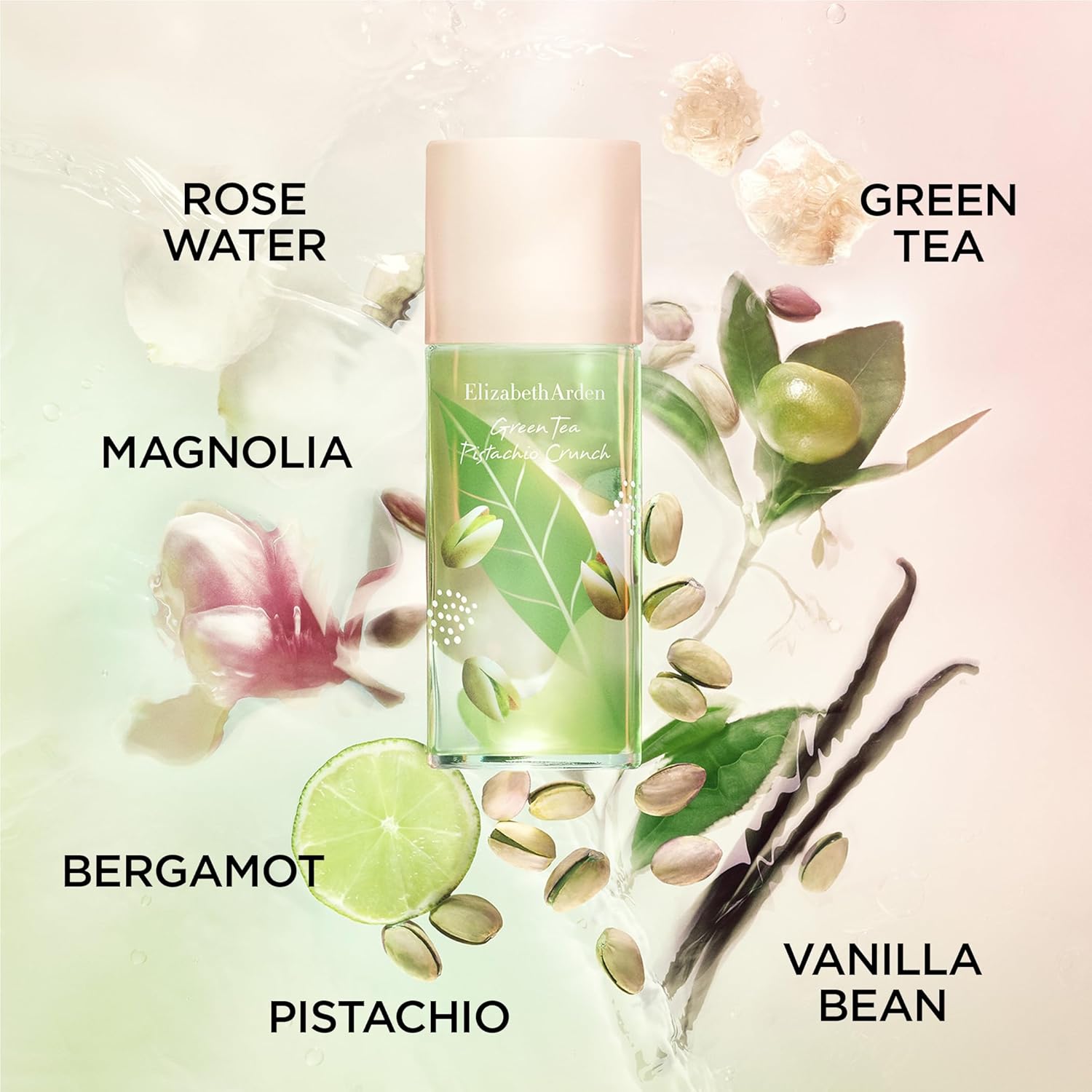 Elizabeth Arden Green Tea Pistachio Crunch Eau De Toilette, Women's Perfume with Notes of Pistachio, Green Tea & Vanilla Bean - Citrus & Gourmand, EDT Spray - Image 3