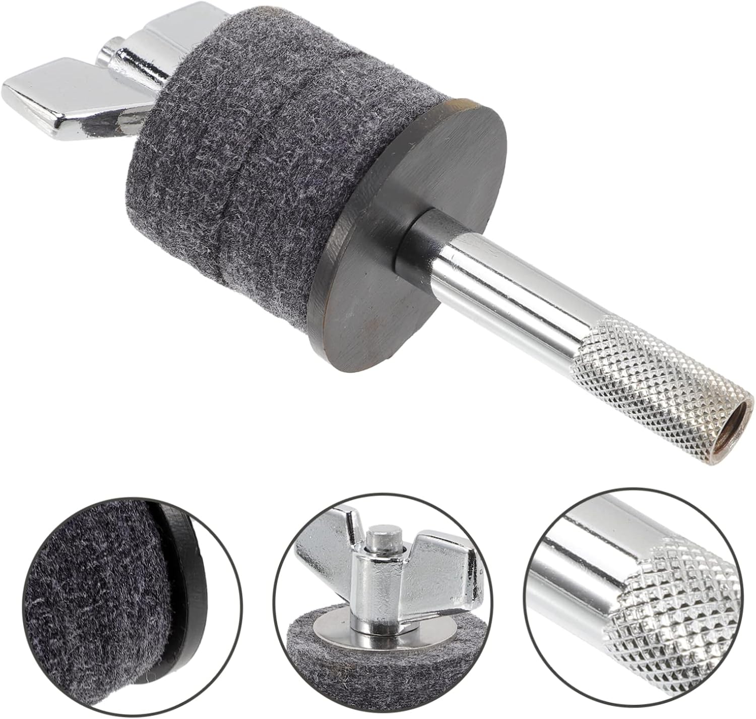 VICASKY 3pcs Drum Cymbal Accessory Cymbals Stacker Mount Replacement Holder for Percussion