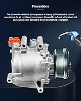 Vista 140 de ECCPP Compresor de CA 1997-2003 apto para Mitsubishi Montero Sport 3.0L 1999-2004 para Mitsubishi Montero Sport 3.5L Compresor de aire acondicionado