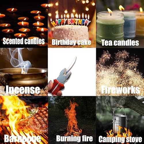 Miniatura 9 de Encendedores de butano, diseño creativo, encendedor novedoso, recargable y ajustable, regalo para hombres (gas no incluido)