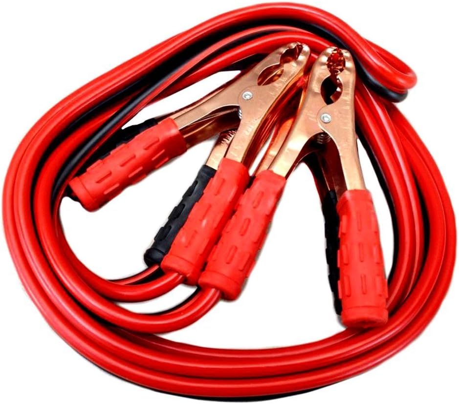 High Performance Car Heavy Duty Jumper Cable Leads Battery Booster 500 Amp for SUV (Black and red)