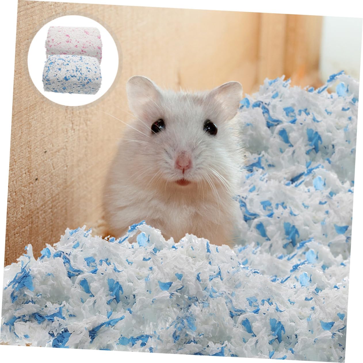 BESPORTBLE 2 Piezas 2 Ropa De Cama para Mascotas Acolchado para Nido De Hámster Suministros para Jaulas De Mascotas Ropa De Cama De Chinchilla Arena para Animales Pequeños Lecho Papel