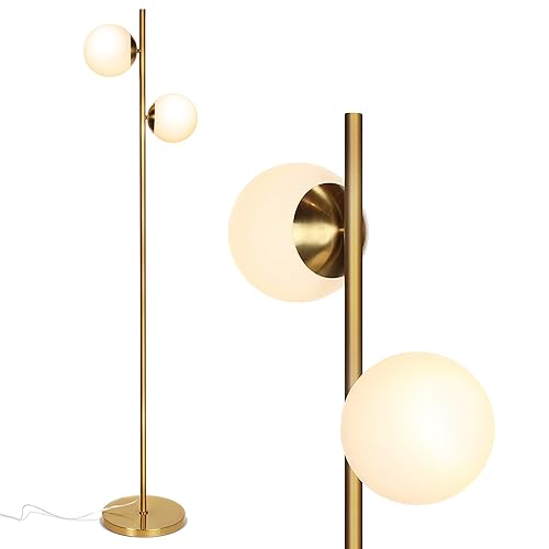 Brightech Sphere Floor Lamp for Living Room, Mid-Century Modern 2