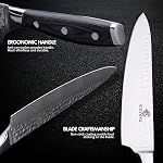 Couteau de chef et couteau à fruits 2-piece Set, Couteau de cuisine, couteau de chef professionnel, couteau à cuisine, Coffret de légumes forgés, couteau pour la viande, couteau d'analyse, poignée en bois, boîte cadeau