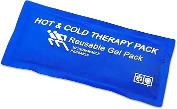 Reusable Hot Cold Compress for Pain Relief - 5" x 10", Soft & Comfortable Ice Pack for Injuries, Recovery, Knee, Shoulder Pain, Sprains, Migraines, Physical Therapy, Fast Joint & Muscle Relief
