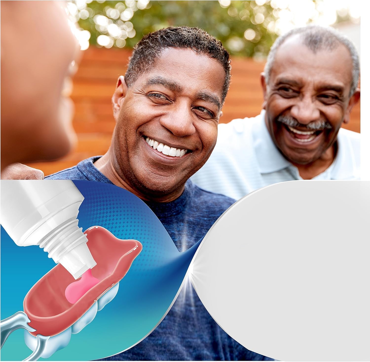 Polident Adhesivo de larga duración para prótesis dental, hasta 12 horas de duración diaria, sabor a menta delicada, paquete de 4 x 40 g