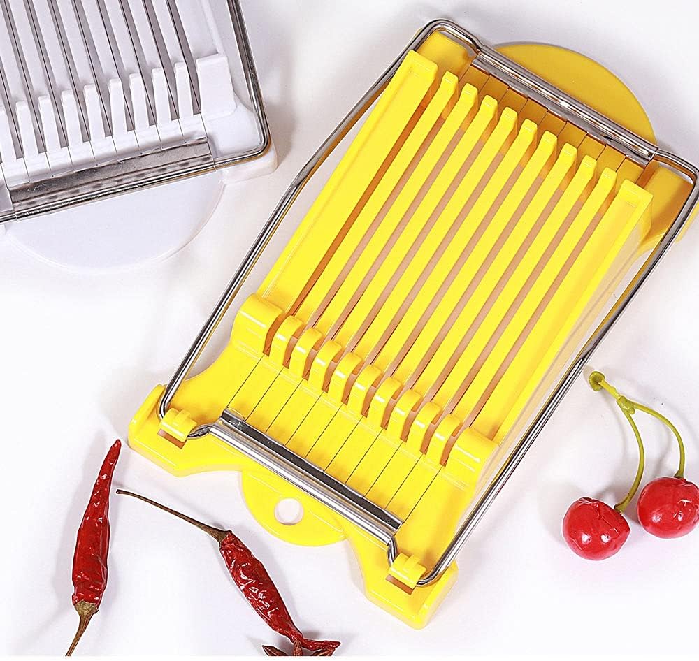 Kitchen Stainless Steel Slicer, Egg Divider, Fruit and Meat Cutting Tool