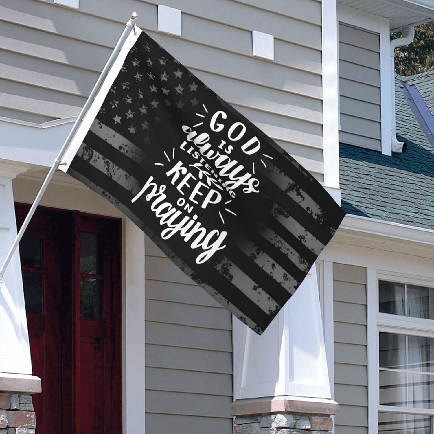 Details About Always Blessed Christian Religious Inspirational Outdoor Yard Decoration For Flags, Festivals, Celebrations, Parties, Parades Colorful Multi-Scene Full Size Double-Sided Printed Flags 3x5 Ft