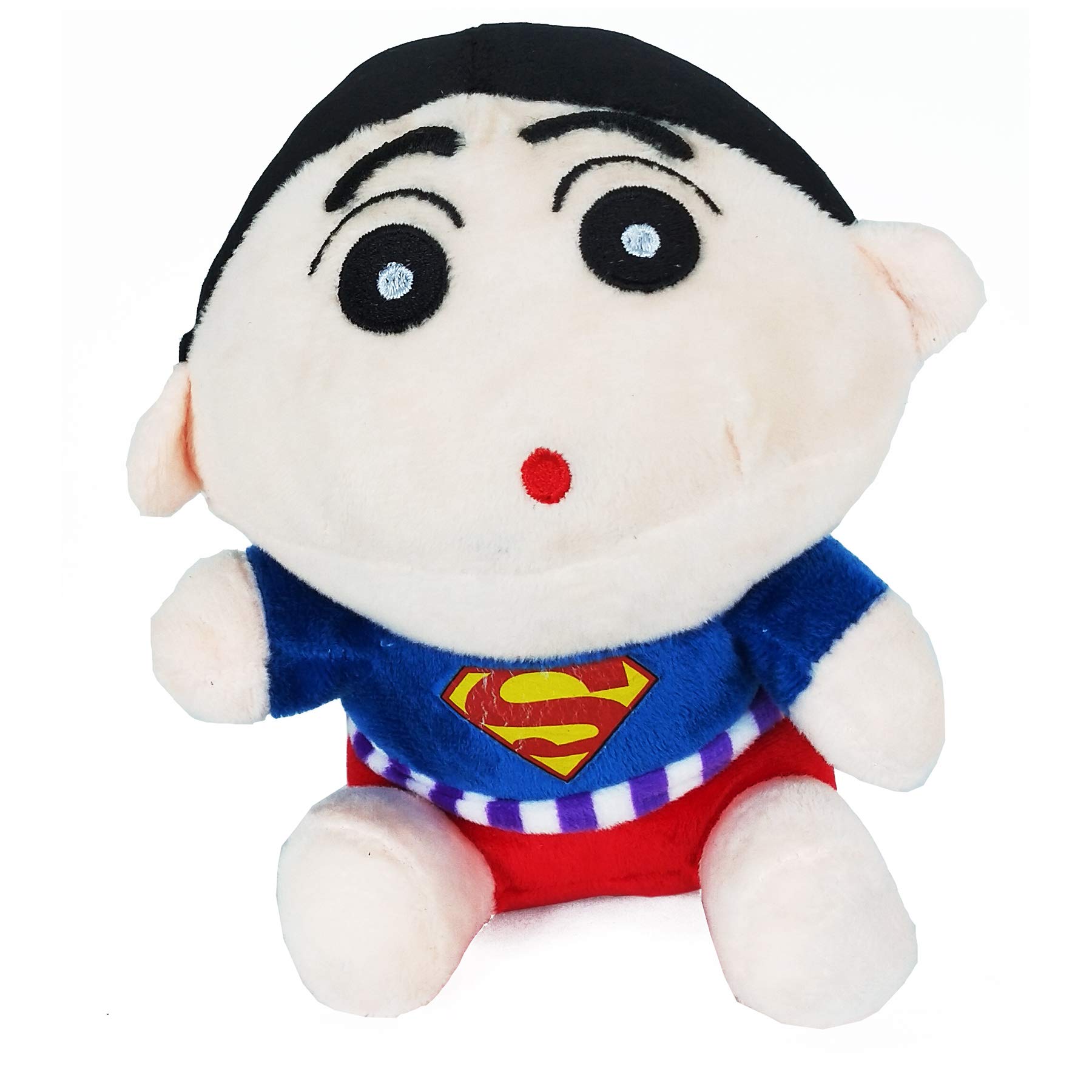 Shifaa Enterprise™ Kids Favorite Sinchan as SupermanHigh Quality Stuffed Plush Toy, Soft Toy – (20cm) (Sinchan as Superman)