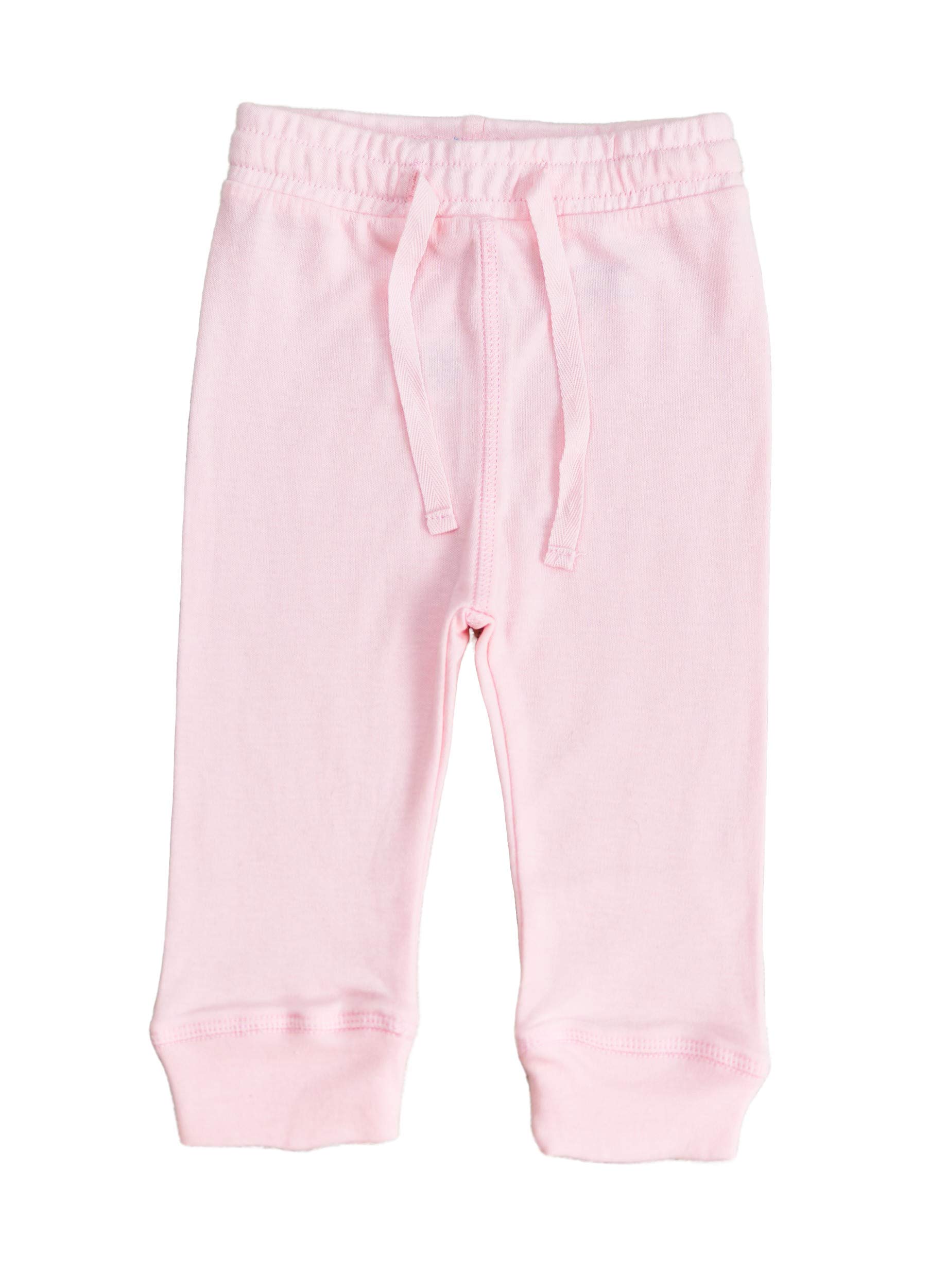 Rolly Pollies Baby Girls Pink Pants Organic Cotton