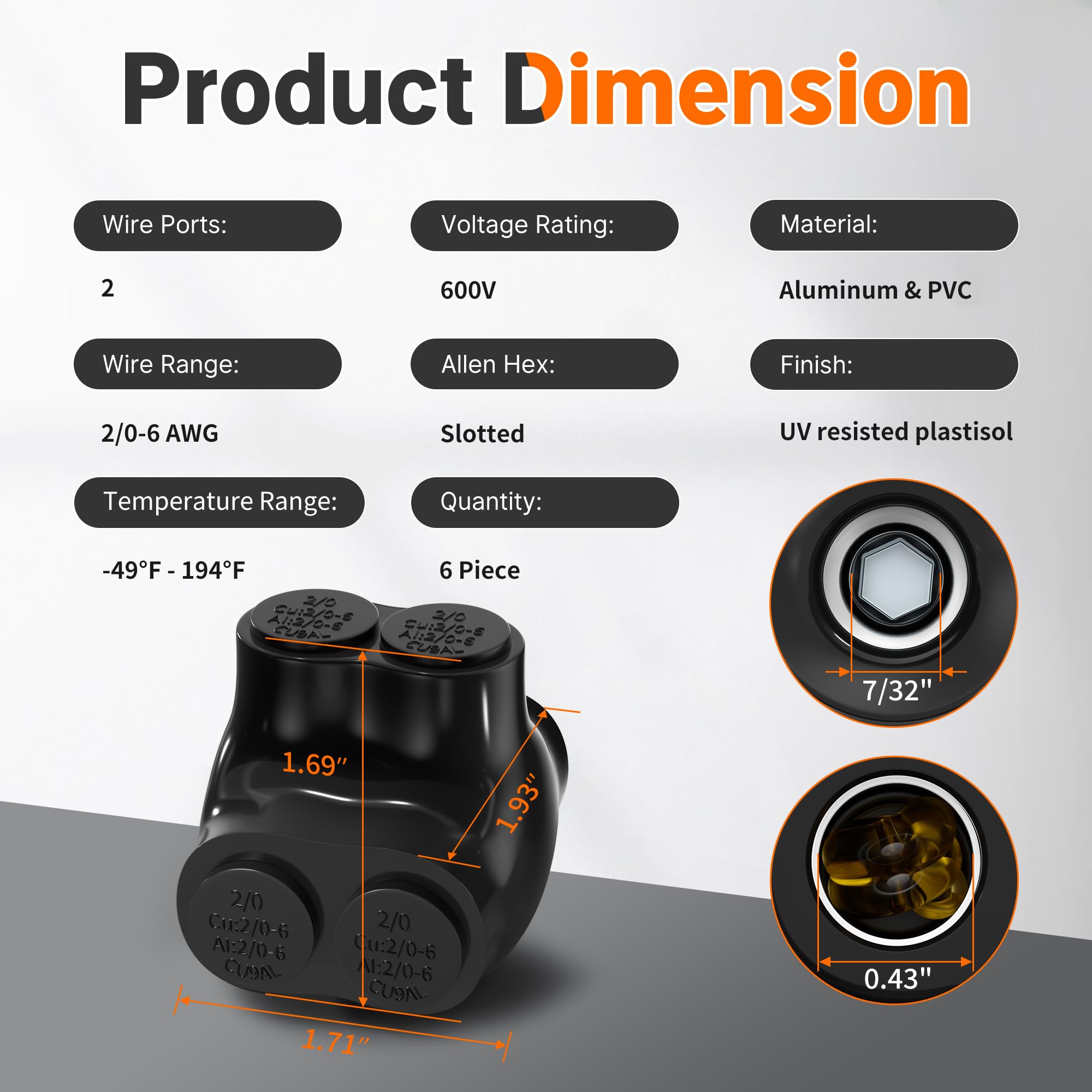 2点おまとめ Amazon.co.jp: Joinfworld 2ポート絶縁マルチタップコネクター 2/0-6