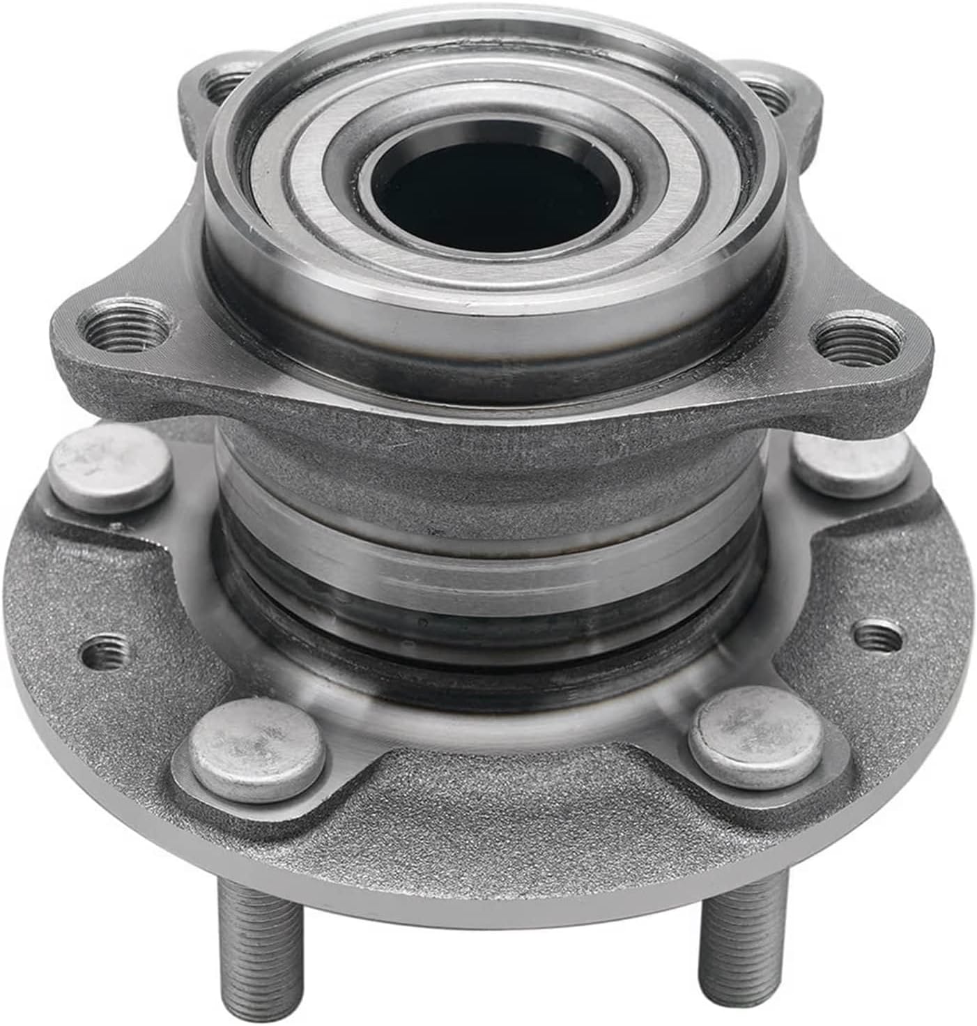 Detroit Axle - AWD Rear 4pc Wheel Bearing Hubs Kit for 2007-2012 Mazda CX-7, 2 Wheel Bearings Hubs 2 Sway Bar End Links 2008 2009 2010 2011 Replacement