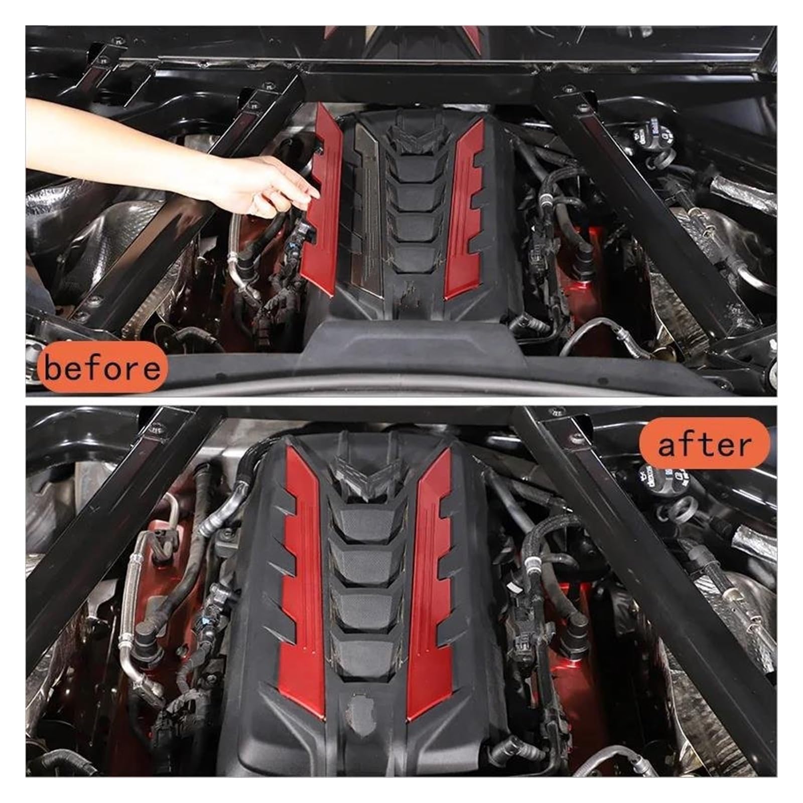 COPERTURA GRILLE COFANO motore, destra Mercedes GLE coupé 292 166
