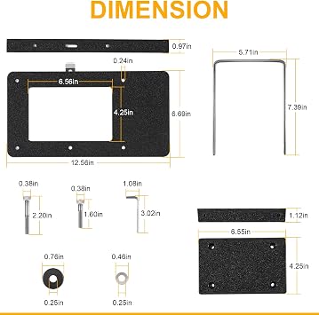 8M0120717 Xi Series Trolling Motor Quick-Release Mounting Bracket Kit for bow mounted MotorGuide Xi Series Trolling Motors