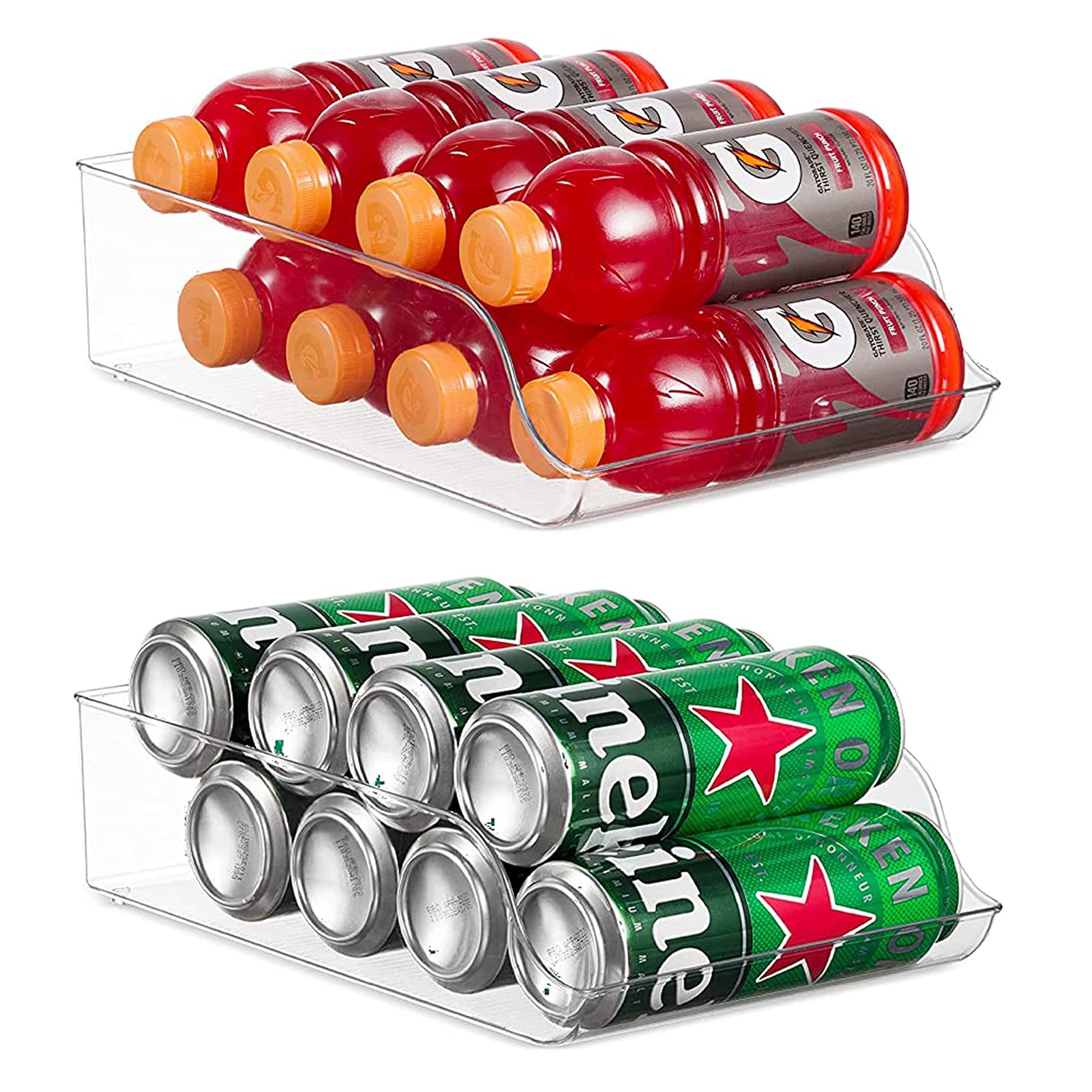 Buy Soda Can Dispenser Organizer for Refrigerator, UHOOME Fridge