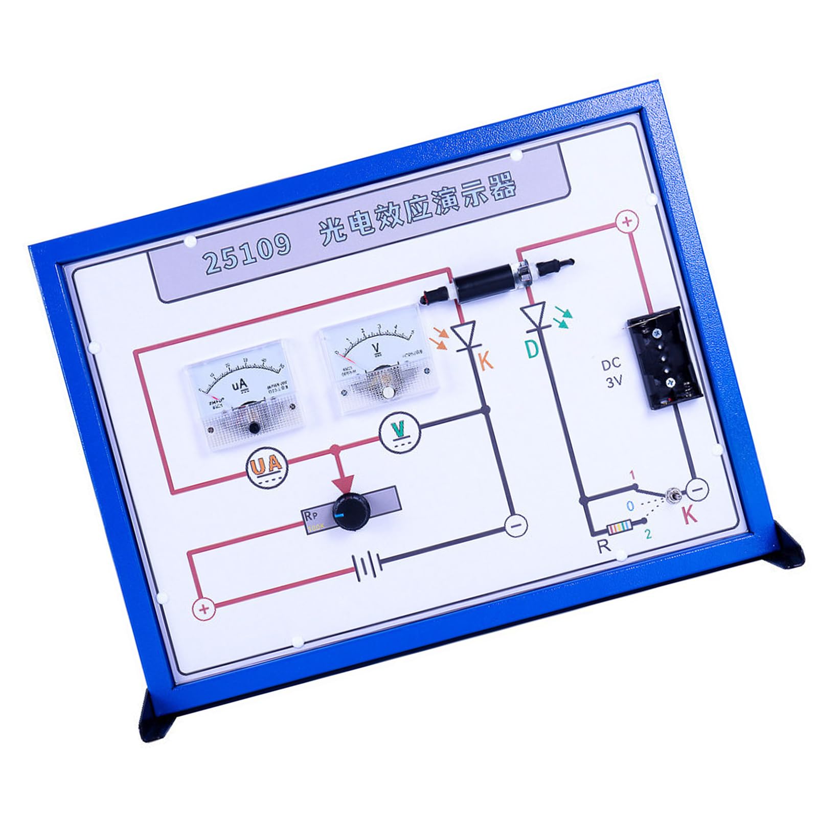 Strumento didattico di fisica Strumento di dimostrazione dell'effetto fotoelettrico per laboratori scolastici in aula ed esperimenti scientifici Strumenti di fisica educativa