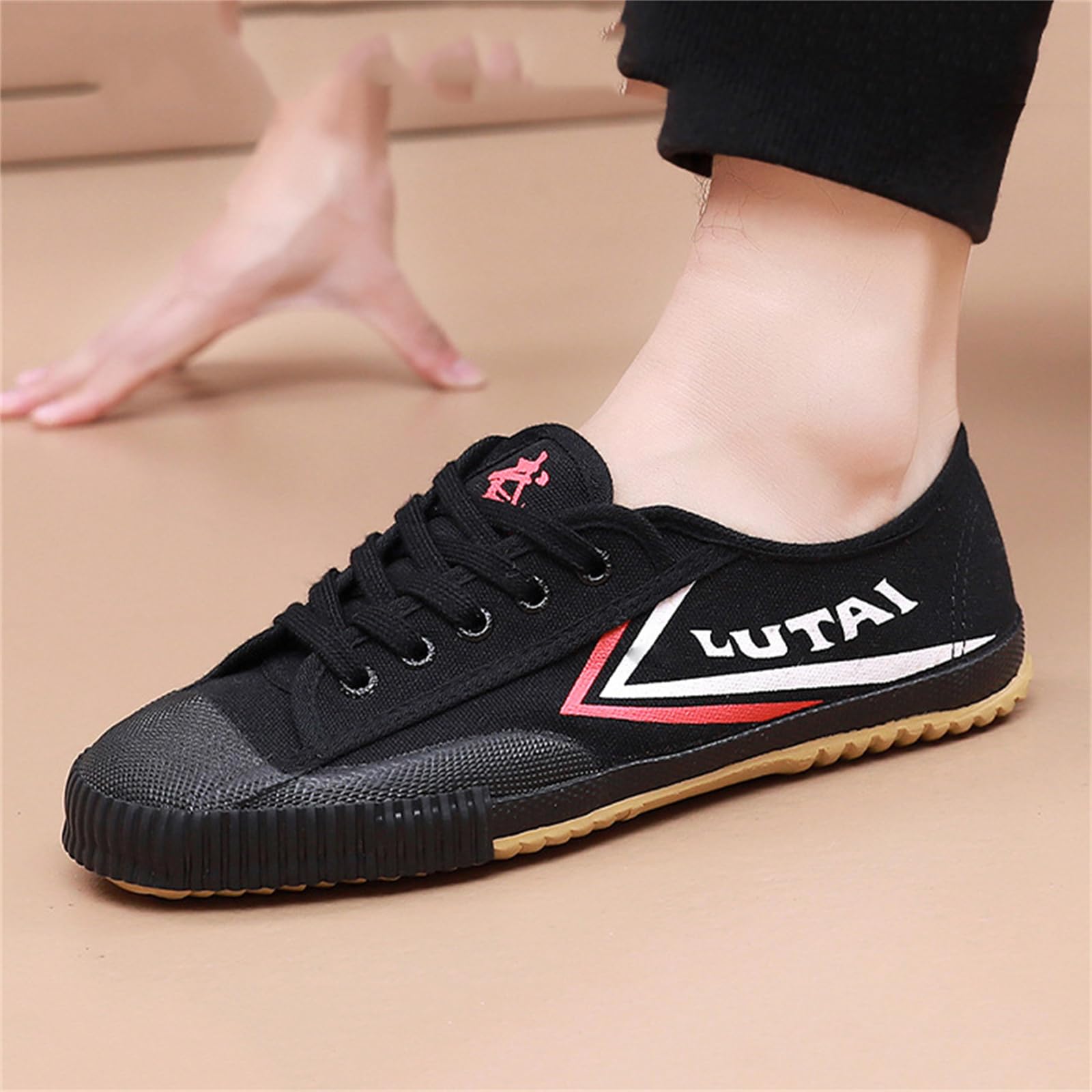 Zapatos De Artes Marciales para Niños Y Adultos Zapatillas De Deporte De Tai Chi Kung Fu Zapatillas De Deporte De Lona De Parte Inferior Descalzas