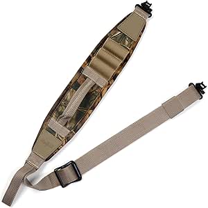 HUNTPAL 2-Point Gun Sling for Shotgun/Rifle, Quick-Adjust Strap with 3/ ...