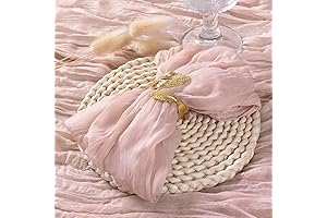 Set of 24 Rustic Cotton Cheese Cloth Napkins | Perfect for Weddings,...