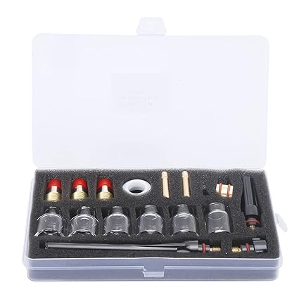 Welding Glass Cup Nozzle, Reliable Safe Welding Tungsten Clamp Kit Stable Sturdy for General Purpose for Professional Use for Electronic Component for Factory